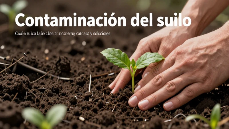 Cuáles son las causas y soluciones de la contaminación del suelo 6 Causas y soluciones de la contaminación del suelo