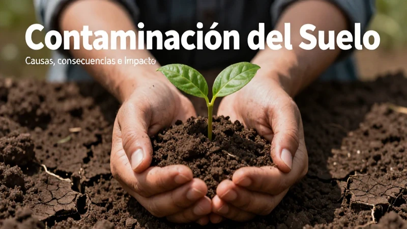Políticas públicas combaten la contaminación del suelo