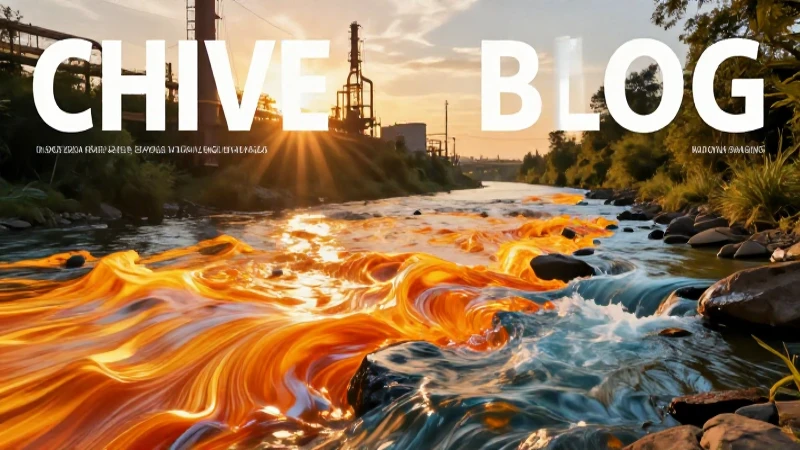 Contaminación térmica en el río: impacto ambiental visual