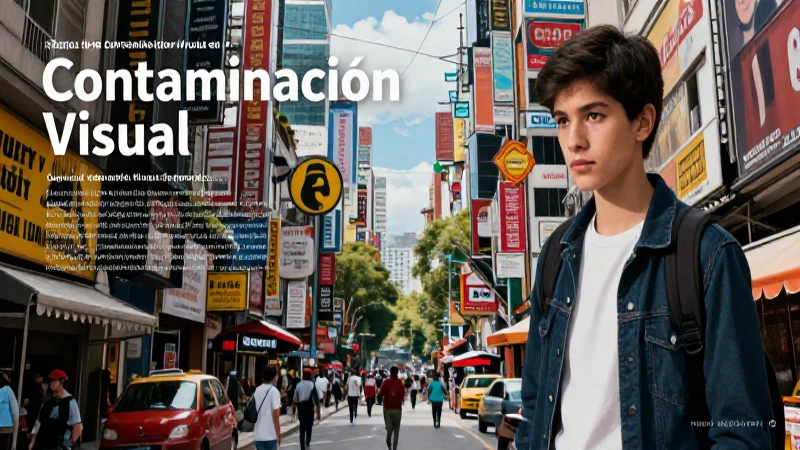 Contaminación visual: ejemplos, causas y contaminantes 5 El ruido visual degrada la calidad de vida
