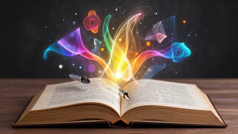 Literatura Contemporánea: Autores, Características y Más 6 Libro antiguo y conceptos abstractos brillantes en estudio