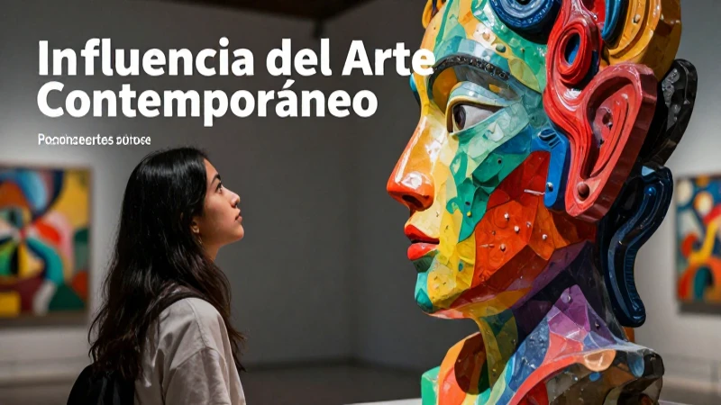 Arte contemporáneo impacta visualmente la cultura