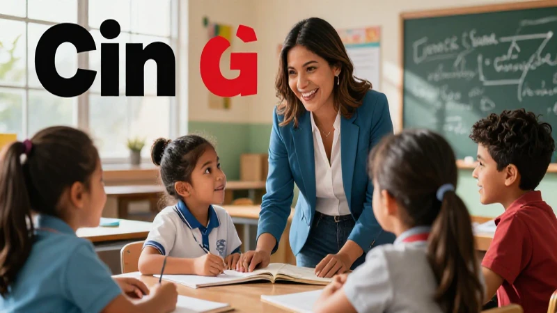 Maestra mexicana enseña a un niño curioso con sol