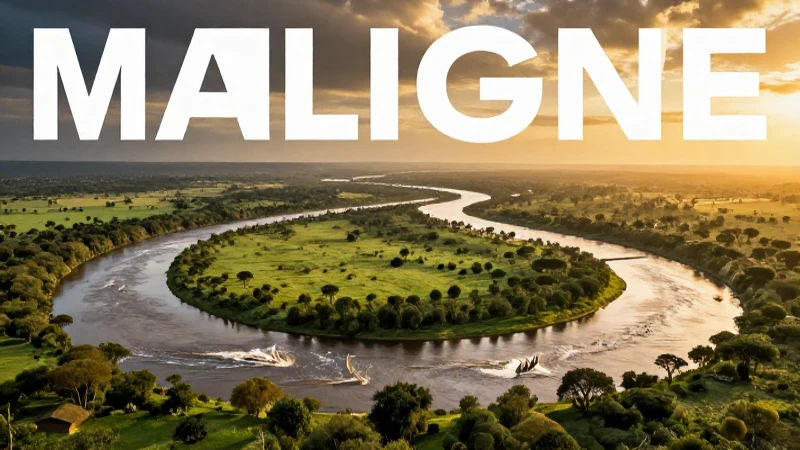 Qué regiones, climas y características tiene África 6 Paisaje africano dramático con río dorado