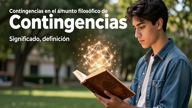 Estudio filosófico de contingencias con estética moderna