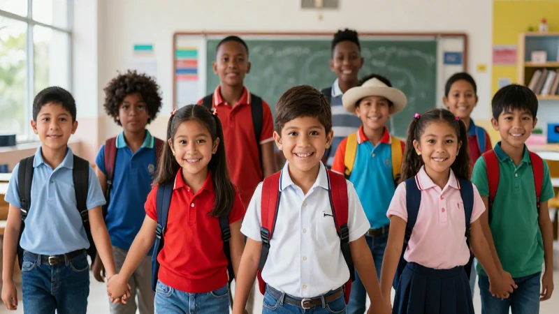 Estrategias efectivas contra el acoso escolar: pon fin a la violencia y discriminación 4 Niños mexicanos unidos simbolizan seguridad escolar