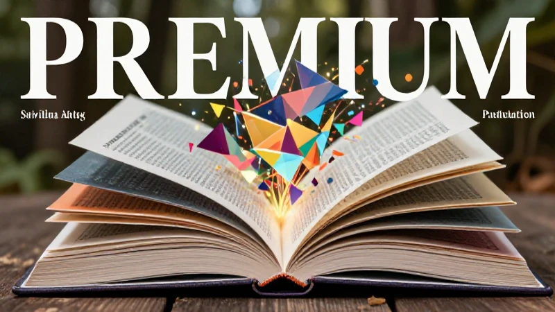 Revista educativa premium con diseño artístico y moderno