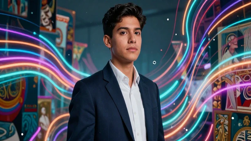 Controversiales: significado, tipos y usos en el día a día 5 Estudiante mexicano dinámico con estética moderna vibrante