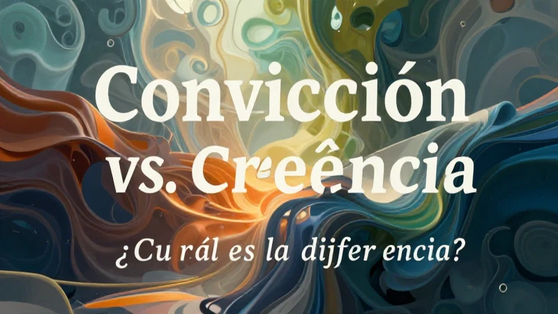 Convicción: significado, definición y concepto explicado 4 Contraste visual de convicción y creencia