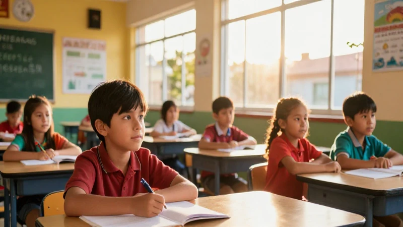Consejos efectivos para mejorar la convivencia familiar en la nueva escuela mexicana 4 Niños mexicanos autónomos iluminados al atardecer