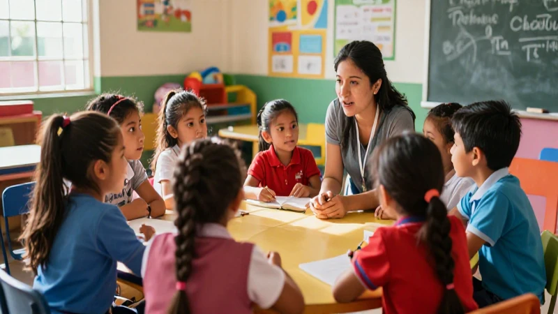 Consejos efectivos para mejorar la convivencia familiar en la nueva escuela mexicana 7 Niños mexicanos aprendiendo en aula vibrante
