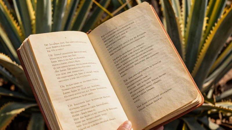 Cuaderno antiguo mexicano lleno de versos bajo luz cálida