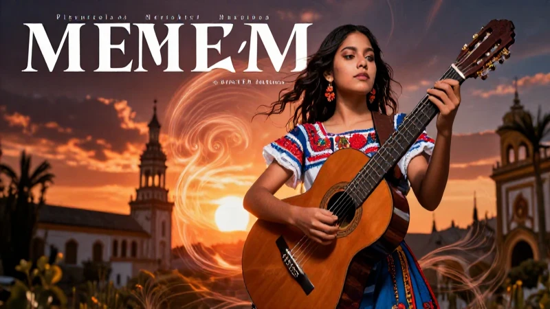 Podrías compartir 30 ejemplos de coplas cortas y populares 11 Joven latina con guitarra, arte y cultura
