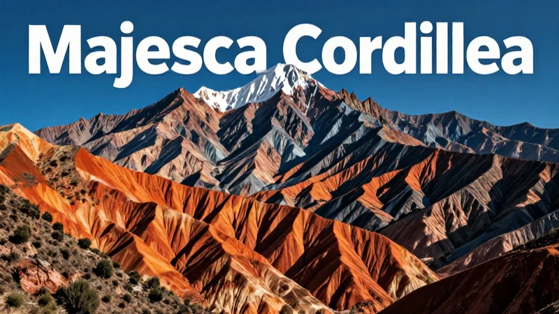Majestuosa Cordillera: formación natural mexicana