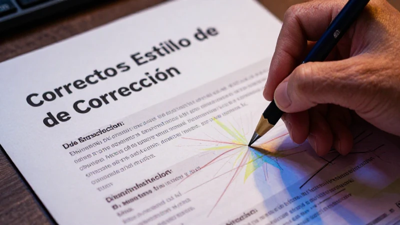 Corrección: Definición y concepto que debes conocer hoy 5 Entender el rol del corrector de estilo
