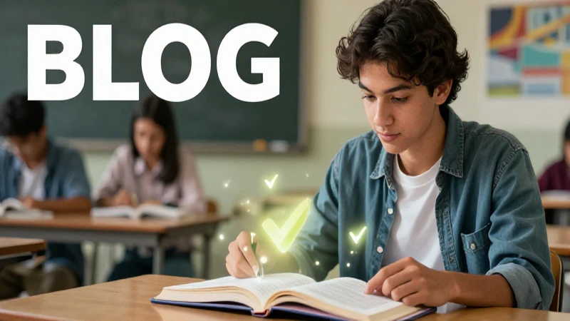 Estudiante concentrado, arte académico vibrante y profesional