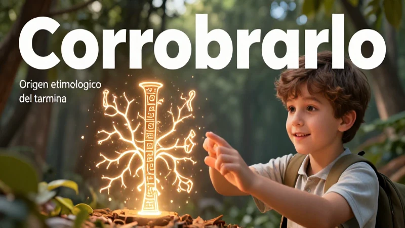 Ilustración didáctica del origen de Corroborarlo