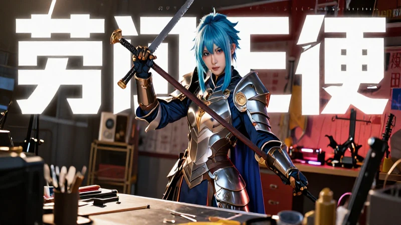 Cosplayer: Qué es, definición, orígenes y clasificación 5 Cosplayer artesano con armadura detallada y épica