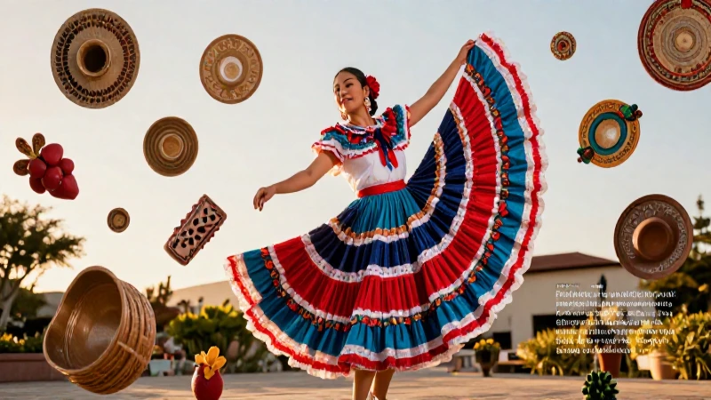 Cuáles son las costumbres y tradiciones en México y el mundo 7 Danza mexicana tradicional bajo luz dorada y cultural