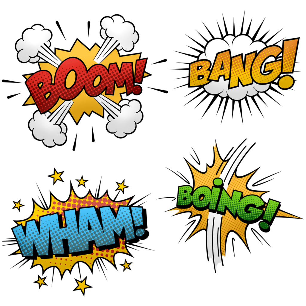 crea una narrativa vibrante con onomatopeyas en tu historieta