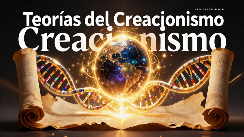 Creacionismo: Ilustración científica cósmica épica y dramática