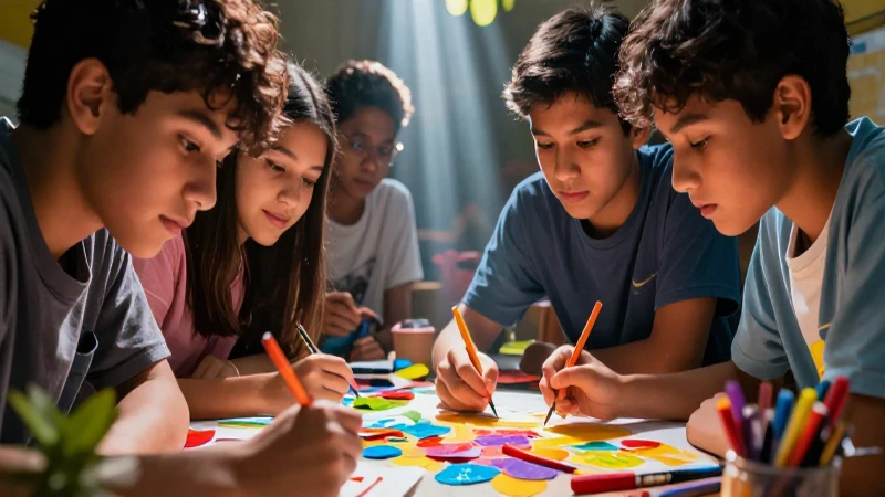 Qué es la creatividad y por qué es esencial en nuestra vida 4 Colaboración creativa de jóvenes mexicanos