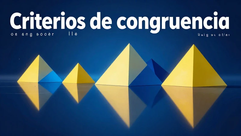 Criterios de congruencia geométrica explicados