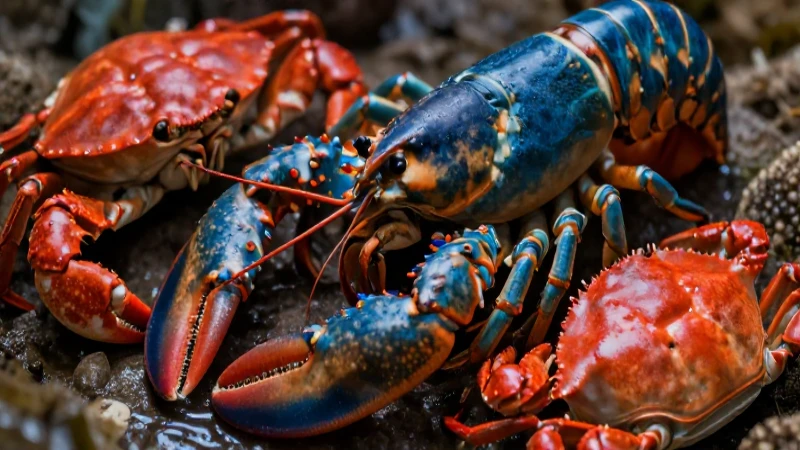 Crustáceos: 10 Ejemplos Impresionantes y Sorprendentes 3 Crustáceos: ejemplares vibrantes y detallados