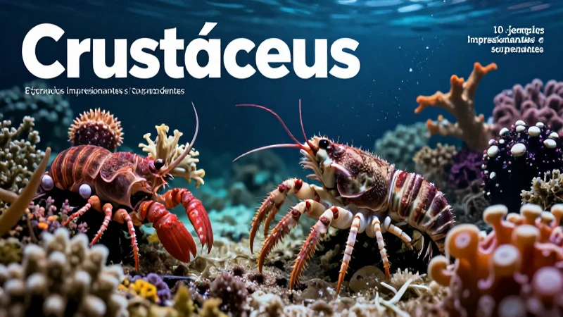 Crustáceos: 10 Ejemplos Impresionantes y Sorprendentes 6 Diversidad de crustáceos: ejemplos asombrosos