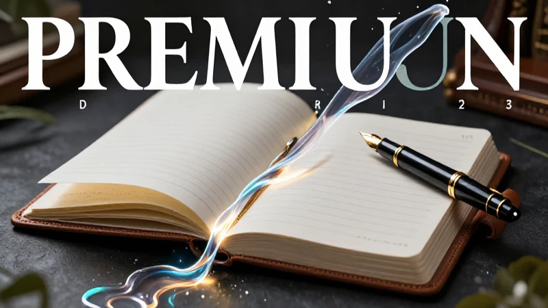 Magacín premium con pluma y tinta mágica