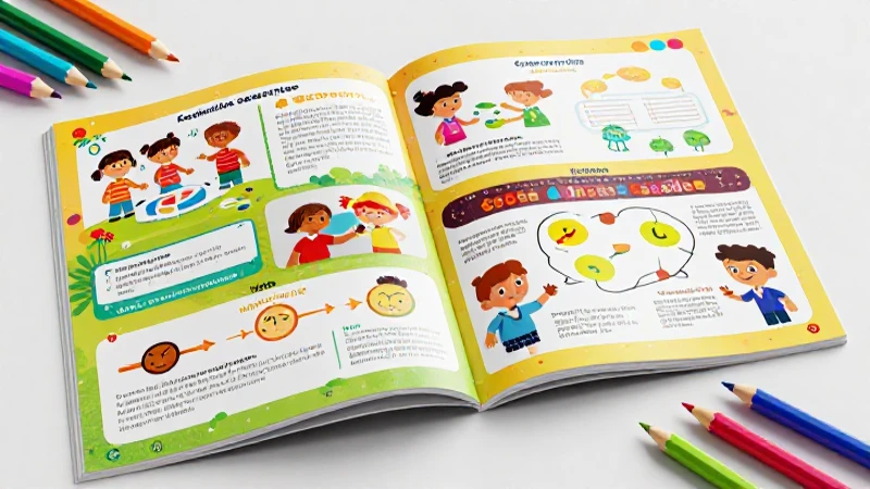 Material educativo preescolar vibrante y eficaz