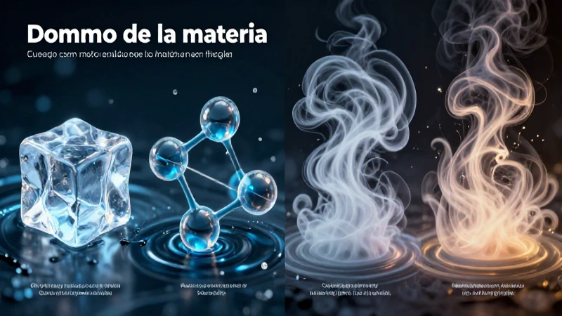 Visualización educativa molecular y estados de la materia