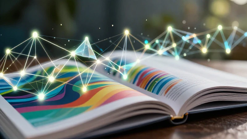 Visualización abstracta de datos con estilo profesional y dinámico