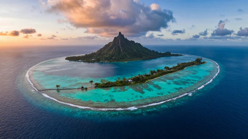 Oceanía: islas hermosas, récord de países