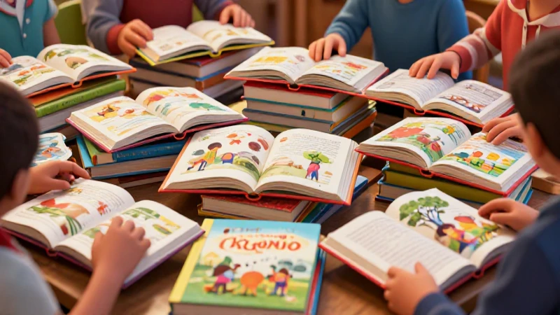 Ilustraciones dinámicas de libros infantiles mexicanos