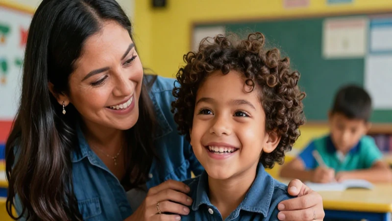 Niños diversos aprendiendo con alegría