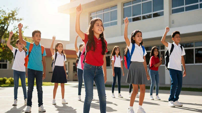 La Nueva Escuela Mexicana: ¡Impulsa la actividad y salud de los estudiantes! 4 Niños mexicanos en actividad al aire libre bajo el sol