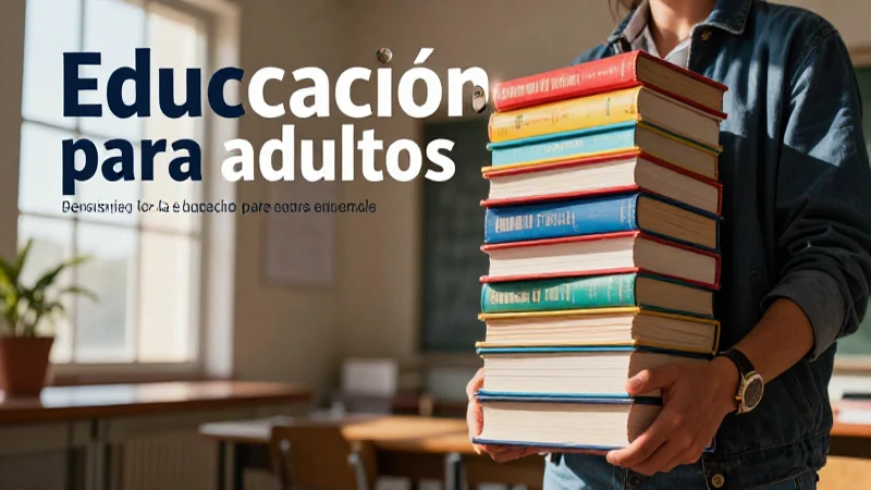 Ilustración de alto nivel de aprendizaje adulto