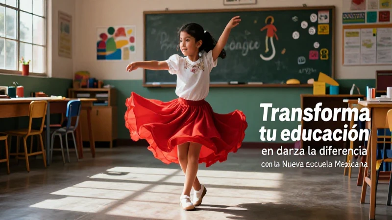 Danza vibrante en aula bajo la NEM