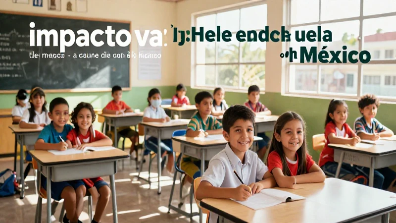 Impacto educativo de la nueva escuela en México