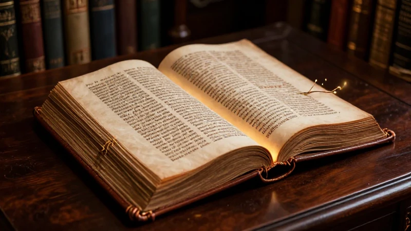 Conoce el libro más antiguo de la historia y su Conoce legado 5 Manuscrito antiguo resplandeciendo en un entorno académico