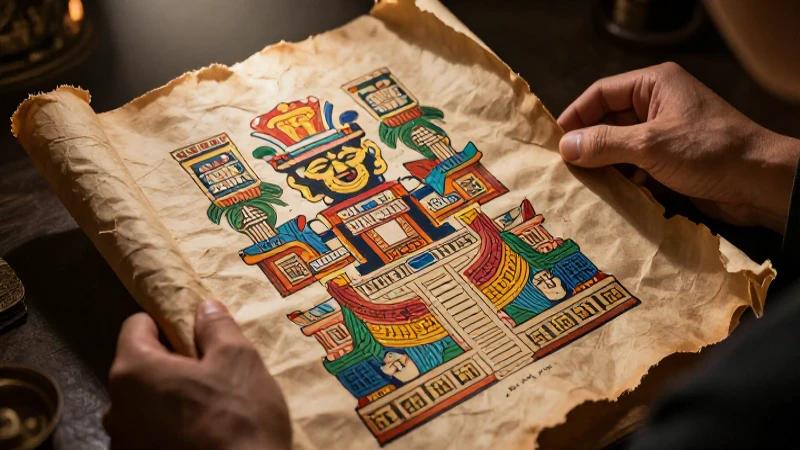Conoce el libro más antiguo de la historia y su Conoce legado 3 Códice maya antiguo, luz dramática y manos