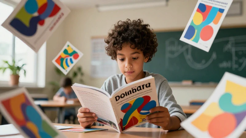 Domina la lectura y marca la diferencia con el método más efectivo 3 Estudiante lee con materiales educativos dinámicos