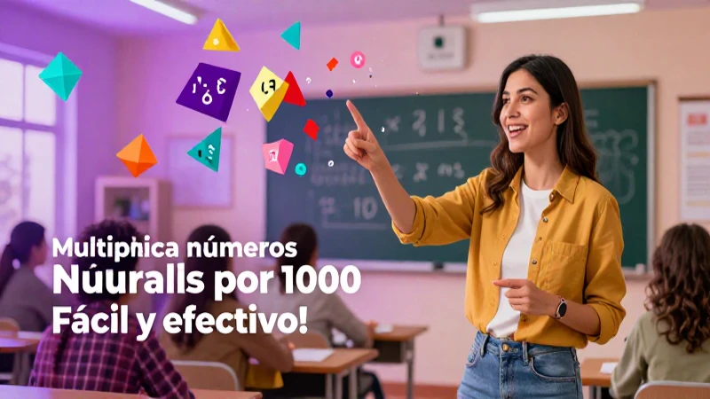 Multiplicar por 1000 es sencillo y eficaz