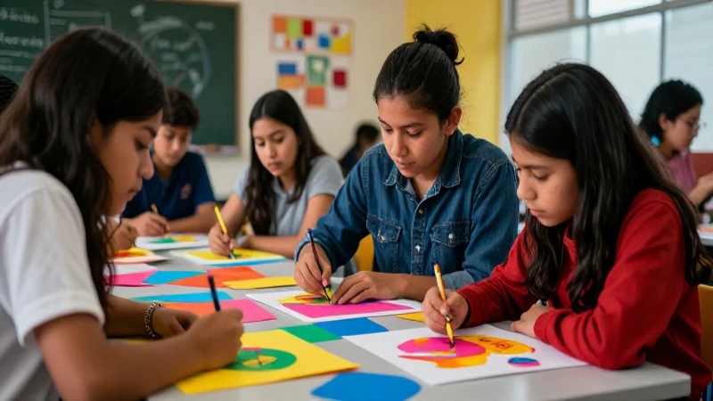 Avances y perspectivas en educación artística y diseño de la Nueva Escuela Mexicana 6 Estudiantes mexicanos crean arte en la Nueva Escuela Mexicana