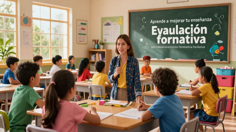 Evaluación formativa inclusiva para una enseñanza mejor