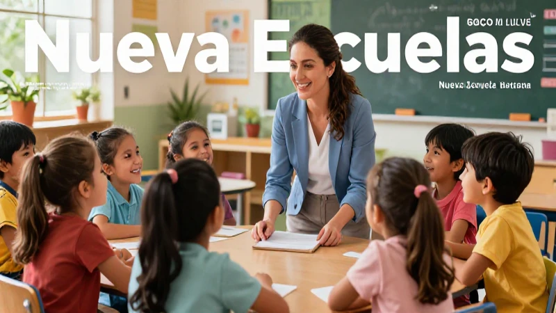 El poder de la intervención temprana en la educación inclusiva 5 Maestra y niños en aula inclusiva vibrante