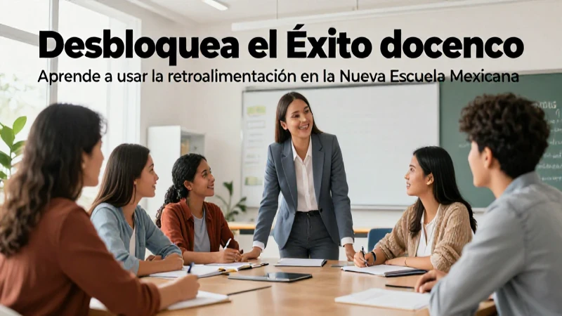 Desbloquea el éxito docente: aprende a usar la retroalimentación en la Nueva Escuela Mexicana 4 Éxito docente: retroalimentación en la Nueva Escuela Mexicana