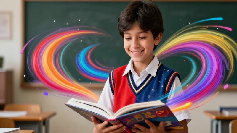 Emociones y aprendizaje: el impacto poderoso en los estudiantes 3 Estudiante mexicano feliz con energía educativa