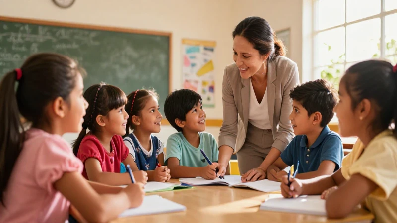 Niños mexicanos aprendiendo con alegría y calidad